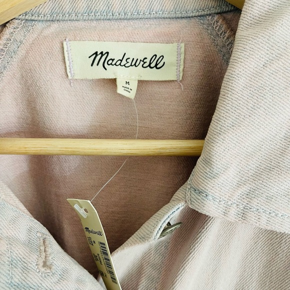 ✨NWT Madewell Trucker - Pink - Picture 2 of 2